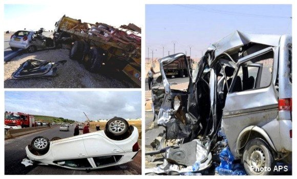 حوادث الطرقات: وفاة 41 شخصا وإصابة 1529 آخرين خلال أسبوع