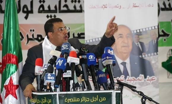 Présidentielle: voter en faveur du candidat indépendant M. Abdelmadjid Tebboune pour approfondir les réformes