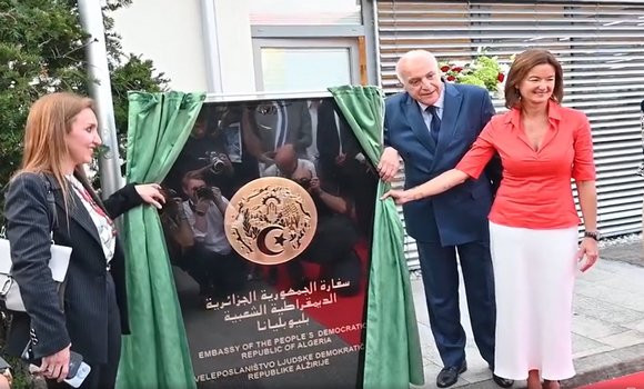 Attaf copréside avec son homologue slovène la cérémonie d’inauguration de l’ambassade d’Algérie à Ljubljana