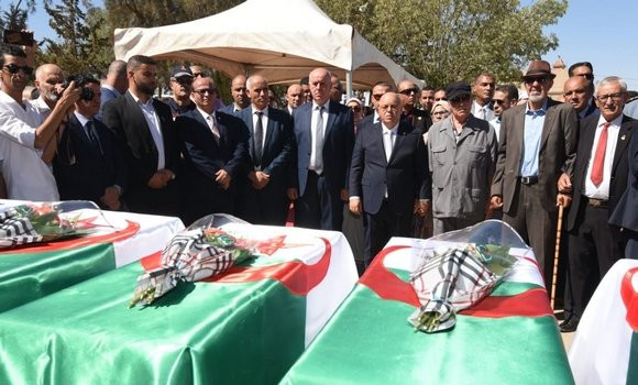 Tlemcen: Rebiga préside la cérémonie de ré-inhumation des ossements de 17 martyrs