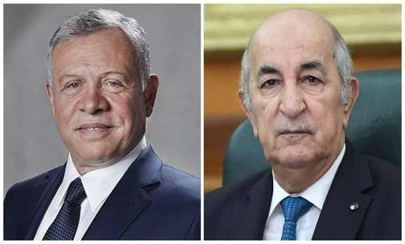 Le Roi de Jordanie félicite le président de la République pour sa réélection   