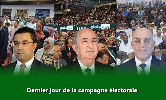 Présidentielle: appel des trois candidats à un vote massif pour une Algérie forte, stable et unie