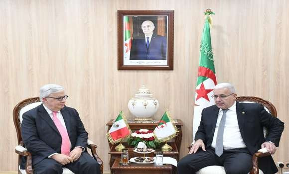 Boughali reçoit l’ambassadeur du Mexique en Algérie