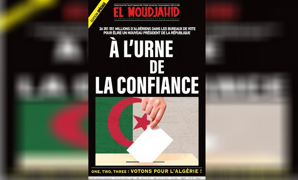 Edition spéciale du quotidien « El Moudjahid » dédiée à la Présidentielle du 7 septembre