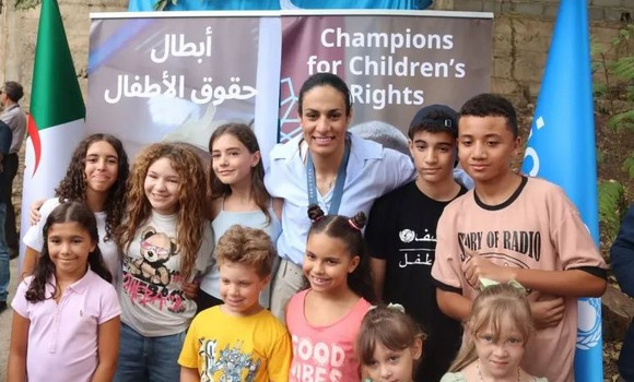 La boxeuse Imane Khelif nommée « Championne des droits des enfants » par l’UNICEF Algérie