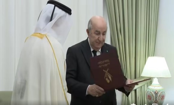 Le président de la République reçoit une lettre de l’Emir de l’Etat du Qatar