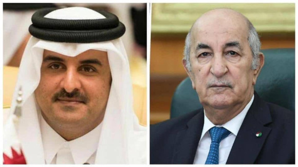 L’Emir de l’Etat du Qatar félicite le président de la République, M. Abdelmadjid Tebboune pour sa réélection