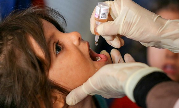 ​Ghaza: le 1er cycle de vaccination contre la polio a presque atteint son objectif 