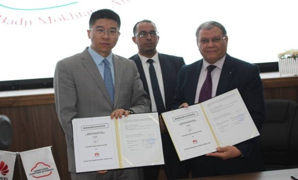 Annaba: signature d’un accord entre l’université Badji Mokhtar et Huawei Algérie en vue de l’intégration des étudiants à l’Académie d’excellence des TIC