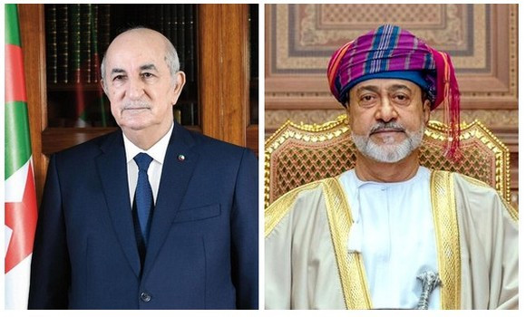 Le Sultan d’Oman et le président de la République président les entretiens élargis à Mascate