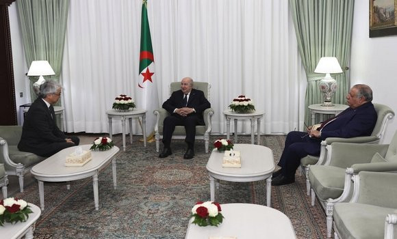 Le président de la République reçoit l’ambassadeur du Japon en Algérie   