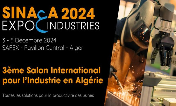 Tenue de la 3e édition du salon Sinaa Expo et de la 6e édition de Secura North Africa du 3 au 5 décembre à Alger