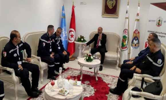 La Protection civile participe en Tunisie à un exercice de simulation sur la recherche et le sauvetage