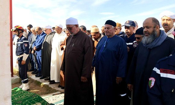 Laghouat: inhumation du cheikh Sidi Abdelmoutaleb Tidjani au cimetière de la famille Tidjania à Aïn Madhi