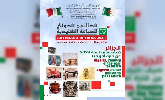 L’Algérie, invitée d’honneur pour l’Afrique du 28e Salon international de l’Artisanat en Italie