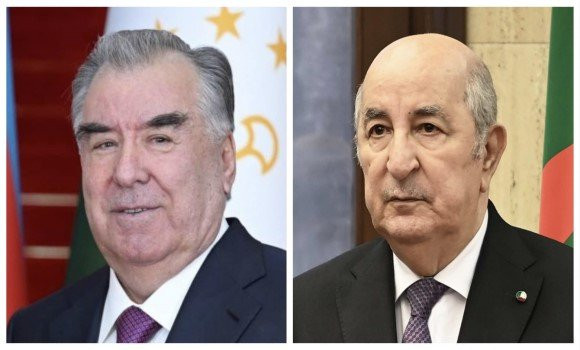 Le président de la République reçoit les vœux du président de la République du Tadjikistan à l’occasion du 70e anniversaire du déclenchement de la glorieuse Révolution de libération