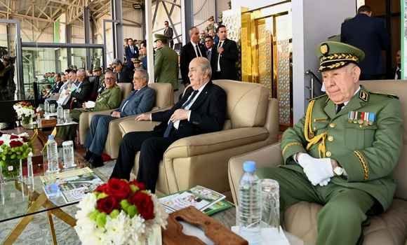 Le président de la République donne le coup d’envoi de la finale de la coupe militaire d’Algérie de football