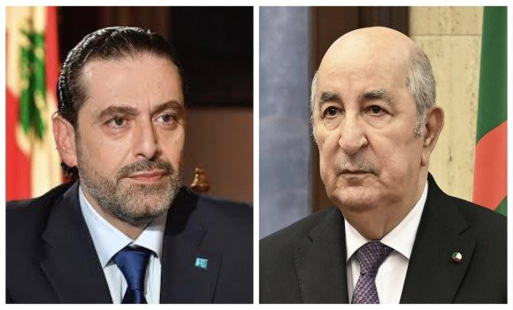 Le président de la République reçoit les vœux de l’ancien Premier ministre libanais Saad Hariri à l’occasion du 70e anniversaire du déclenchement de la glorieuse Révolution de libération