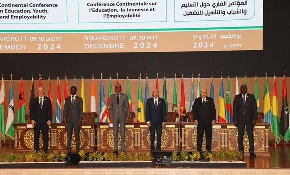 Le président de la République participe à Nouakchott aux travaux de la Conférence continentale sur l’éducation, la jeunesse et l’employabilité