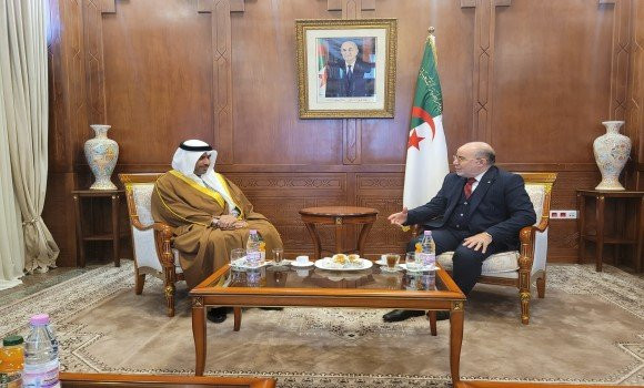 Belmehdi reçoit l’ambassadeur du Royaume de Bahreïn en Algérie