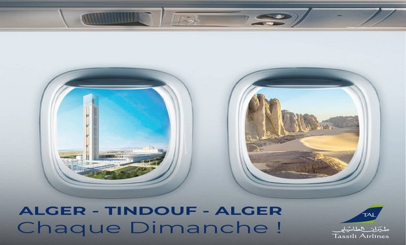 Tassili Airlines lance la liaison Alger-Tindouf à partir du 19 janvier