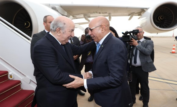 Arrivée du président de la République à Nouakchott pour participer à la Conférence continentale sur l’éducation, la jeunesse et l’employabilité